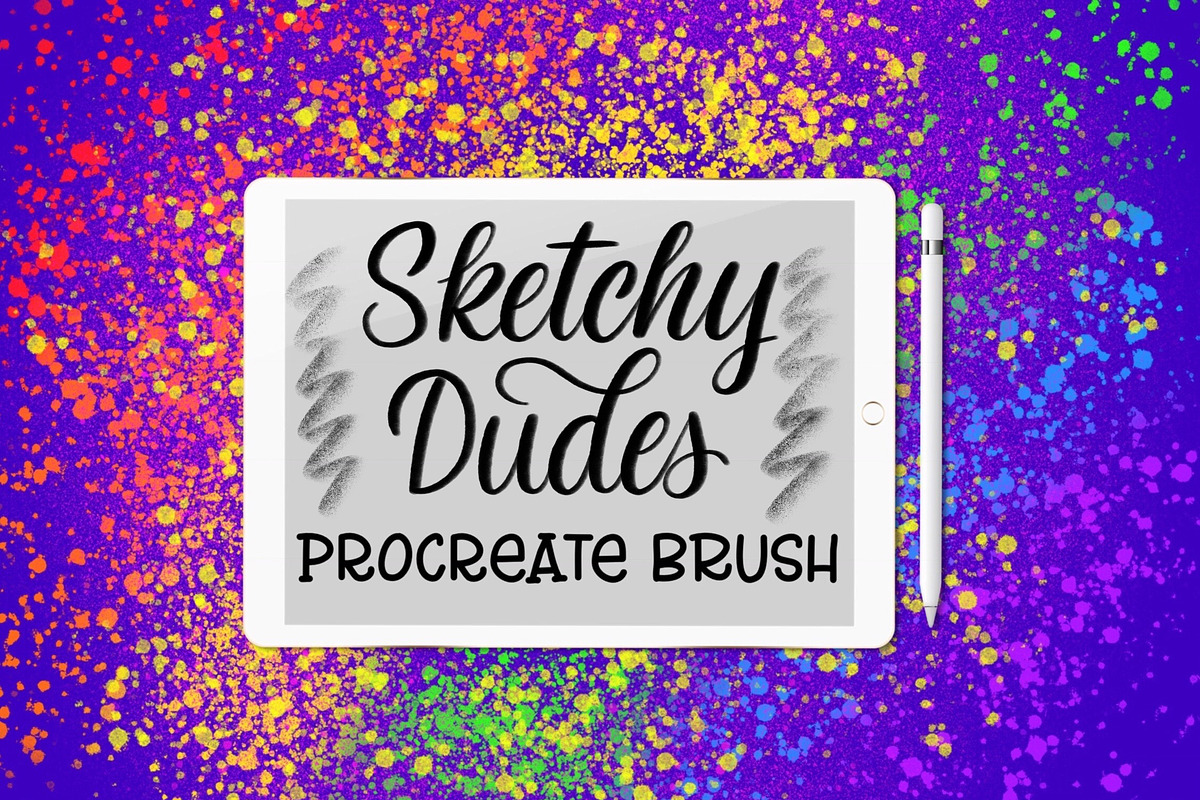 Sketchy Procreate Brush Pack, a Brush Add-On by Alexis Gentry (Photo 4 of 7)