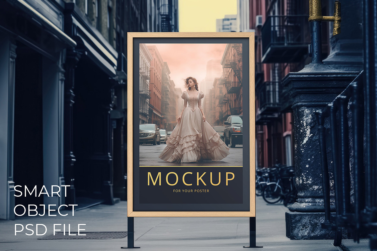 20 Street Poster and Banner Mockups, an Advertising Mockup by optimism (Photo 21 of 21)