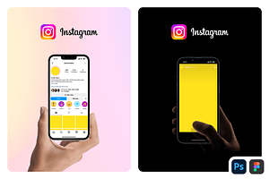 Instagram Branding Kit PSD Figma