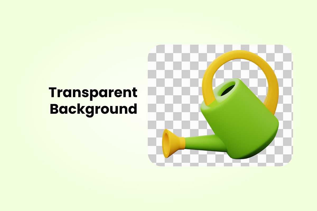 3D Garden Illustration, an Object 3D Model by SLAB! Design (Photo 3 of 4)