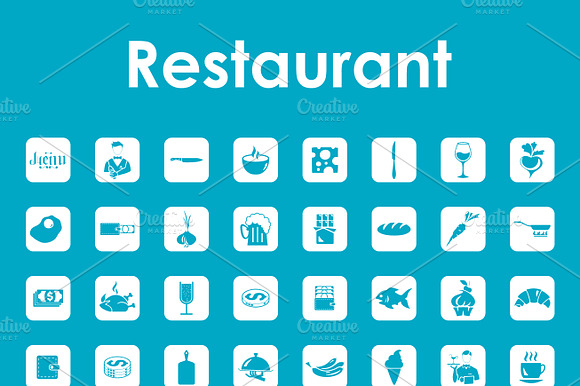 Restaurant Simple Icons