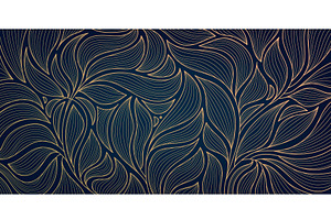 Art Deco Leaves Patterns