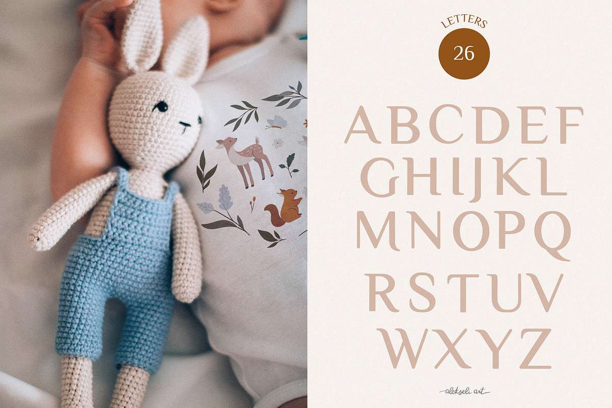 Welcome Baby Graphic Collection, an Animal Illustration by AlekseliArt (Photo 9 of 14)