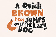 Craft Society - Paper Cutout Font, a Handwritten Font by HipFonts (Thumbnail 2 of 11)