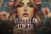 Padjintan timoer, a Blackletter Font by the-sastra (Thumbnail 1 of 4)