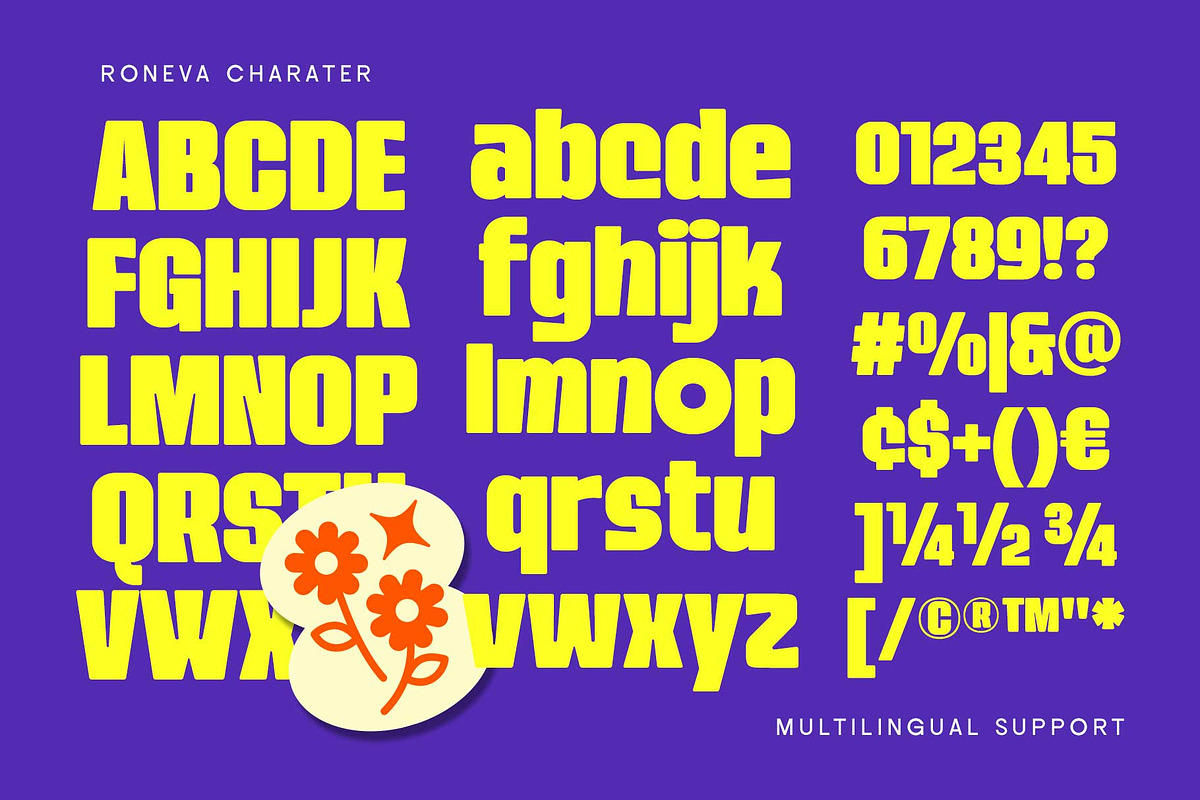 Roneva, a Font by Arterfak Project (Photo 10 of 10)