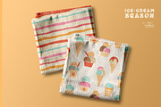 Ice Cream Season Vector Set, a Food Illustration by Olya Haifisch (Thumbnail 8 of 8)