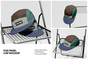 Five Panel Cap Mockup