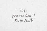 Moon Earth ~ A Cozy Handwritten, a Font by Orenari (Thumbnail 1 of 9)