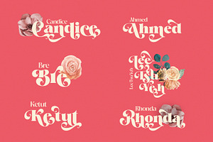 True Rose - Decorative Retro Serif