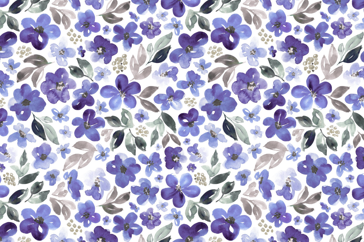 Violet, sage and brown, a Pattern Graphic by Anya-D (Photo 2 of 5)