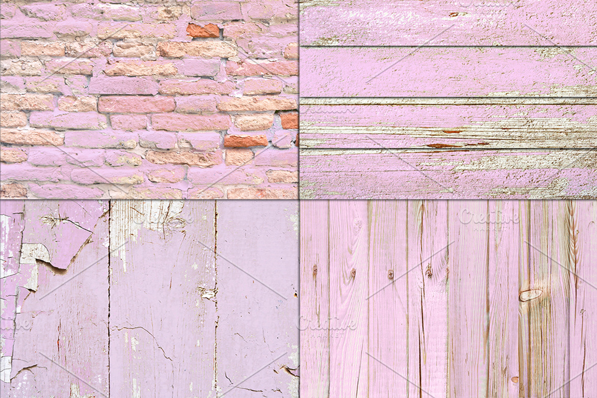 WOOD WALL TEXTURE PINK BRICK, a Texture Graphic by Area (Photo 2 of 4)