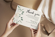 Floral thank you card, a Card Template by Elegant_Studio44 (Thumbnail 7 of 7)