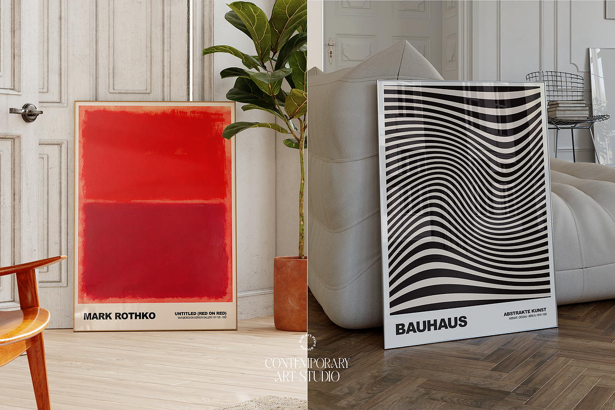 Contemporary Art Bundle 1, a Graphic by Wall Art Print Studio (Photo 35 of 37)