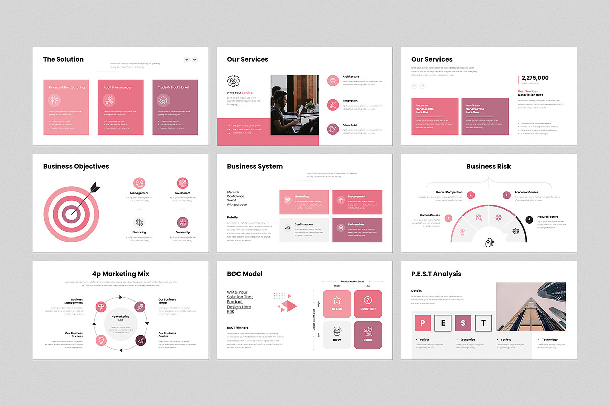 Start-Up Presentation Template, a Presentation Template by GenerousArt (Photo 3 of 8)
