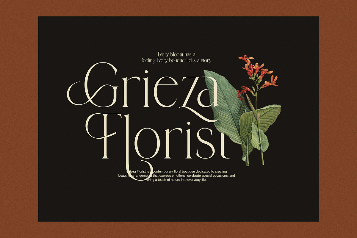 Amelin Elegant Serif Font, a Serif Font by Graphicxell (Photo 3 of 8)