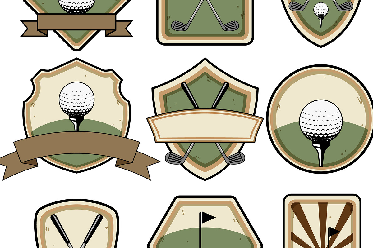 Collection of golf sport club, an Object Graphic by pikepicture (Photo 3 of 3)