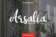 Arsalia Handwritten Font, a Script Font by edukka (Thumbnail 1 of 9)