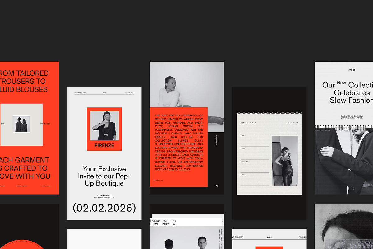 Firenze | Social Media Kit, a Social Media Template by Studio Provo (Photo 5 of 6)