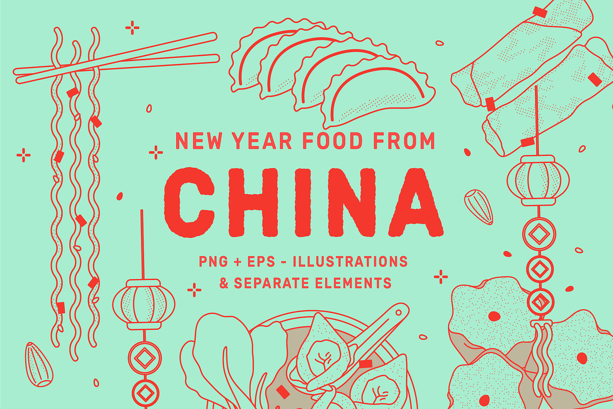 Food Illustration Vector Bundle, a Food Illustration by TheFoodAtlas (Photo 10 of 26)