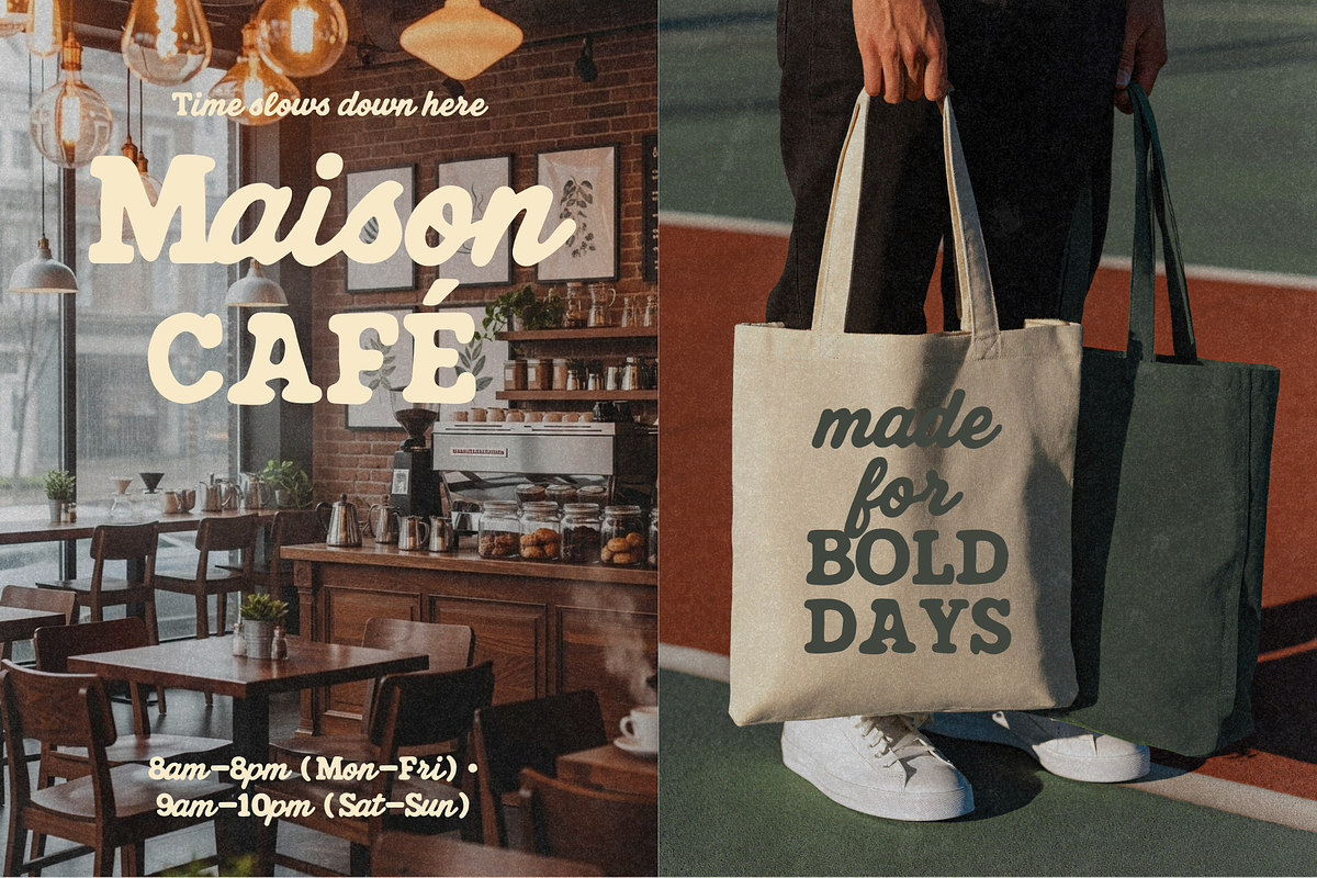Bold Friends Forever Playful Font, a Script Font by Creacy Studio (Photo 4 of 8)