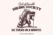 Out of Breath Hiking Society PNG, an Illustration by SharpMarketplace (Thumbnail 1 of 9)