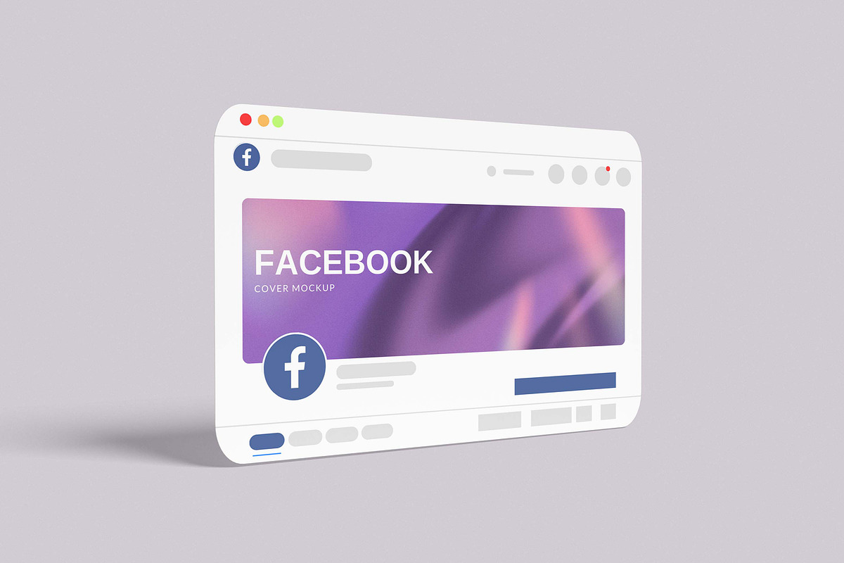 Facebook Cover Mockup, a Wearable Device Mockup by xavier_studio (Photo 3 of 5)