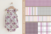Peonies Patterns Collection, a Pattern Graphic by Naty Art (Thumbnail 1 of 10)