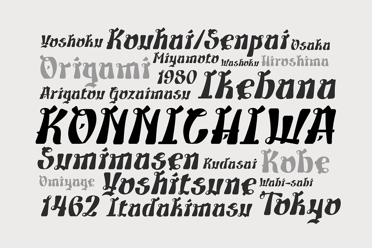 Yasuhiro - Orieantal Japanese Font, a Blackletter Font by TypeClassHeroes (Photo 2 of 10)