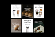 Coffee Shop Social Media Kit | Canva, a Social Media Template by Studio Provo (Thumbnail 2 of 6)