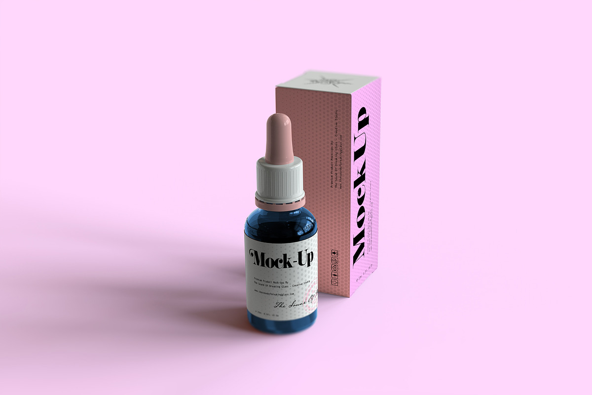 Dropper Bottle & Box Mock-Up BUNDLE, a Cups & Container Mockup by TSOBG (Photo 27 of 35)