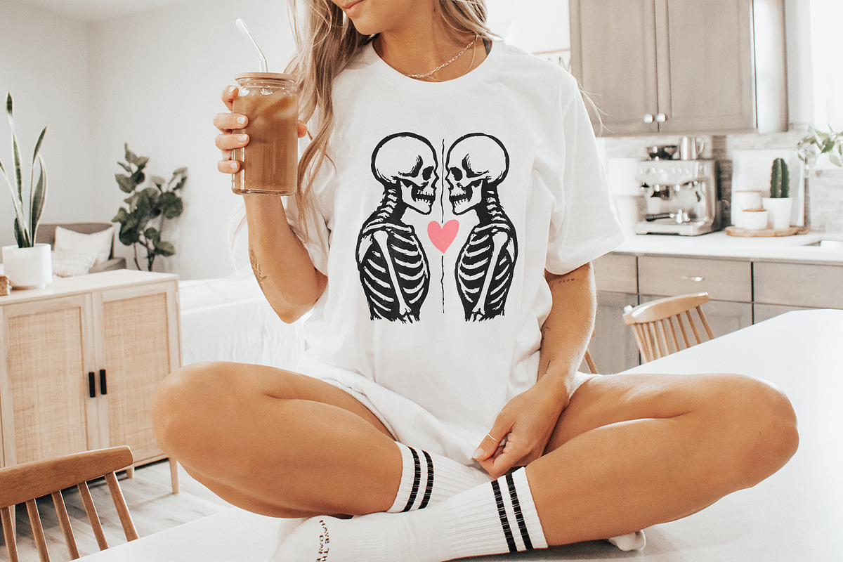Skeleton Lovers PNG, Valentine, an Illustration by SharpMarketplace (Photo 9 of 9)
