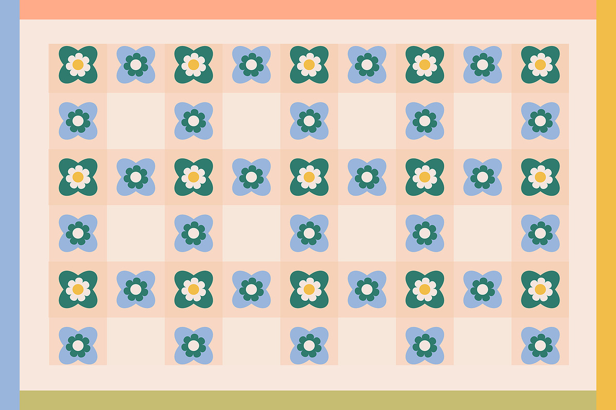 Blossom - Patterns, Shapes & Frames, a Pattern Graphic by Basia Stryjecka (Photo 33 of 35)