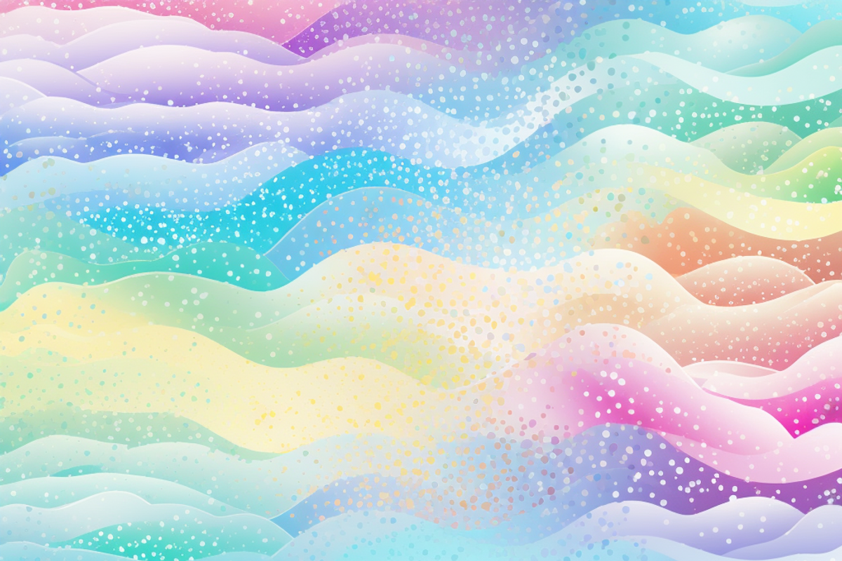 Rainbow Pastel Glitter, a Pattern Graphic by Printable Treasure (Photo 3 of 10)