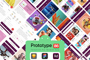 Prototype 86 - Template For Android, an UI Kit Template by App for Mobile & Website (Thumbnail 2 of 28)