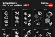 Fruits - hand drawn vector set, a Food Illustration by Margo Miller (Thumbnail 5 of 25)