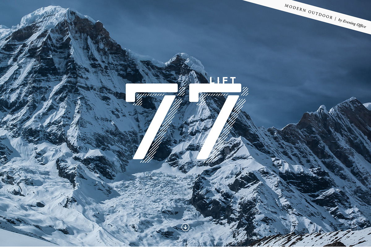 Modern Outdoor | Font preview 6