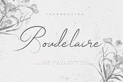 Boudelaire Script, a Script Font by Chocotype Std (Thumbnail 1 of 11)