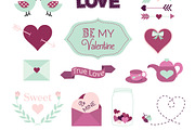 Valentines Day Elements, an Illustration by Digital Sugar (Thumbnail 3 of 3)