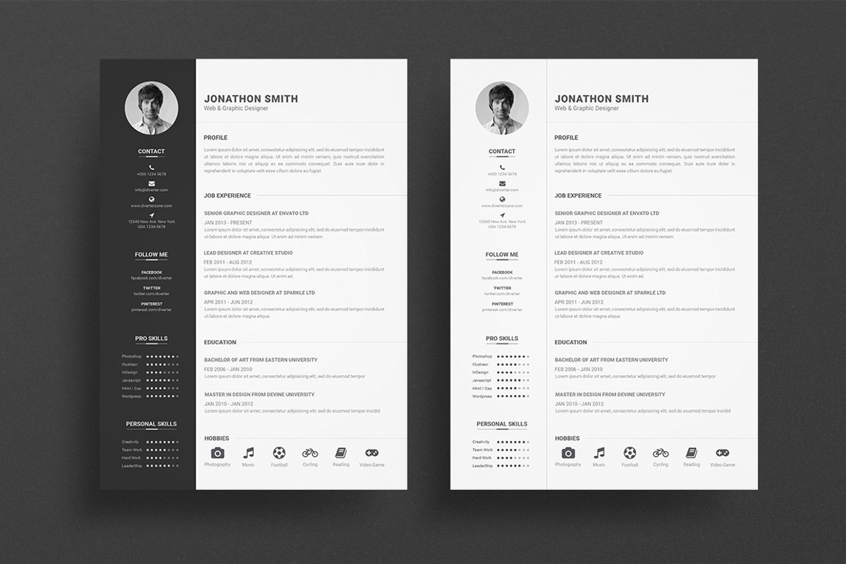 Resume/CV, a Resume Template by Diverter (Photo 3 of 5)
