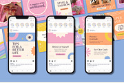 150 Instagram Posts Canva Templates, a Templates & Theme by TemplateCastleStore (Thumbnail 5 of 10)