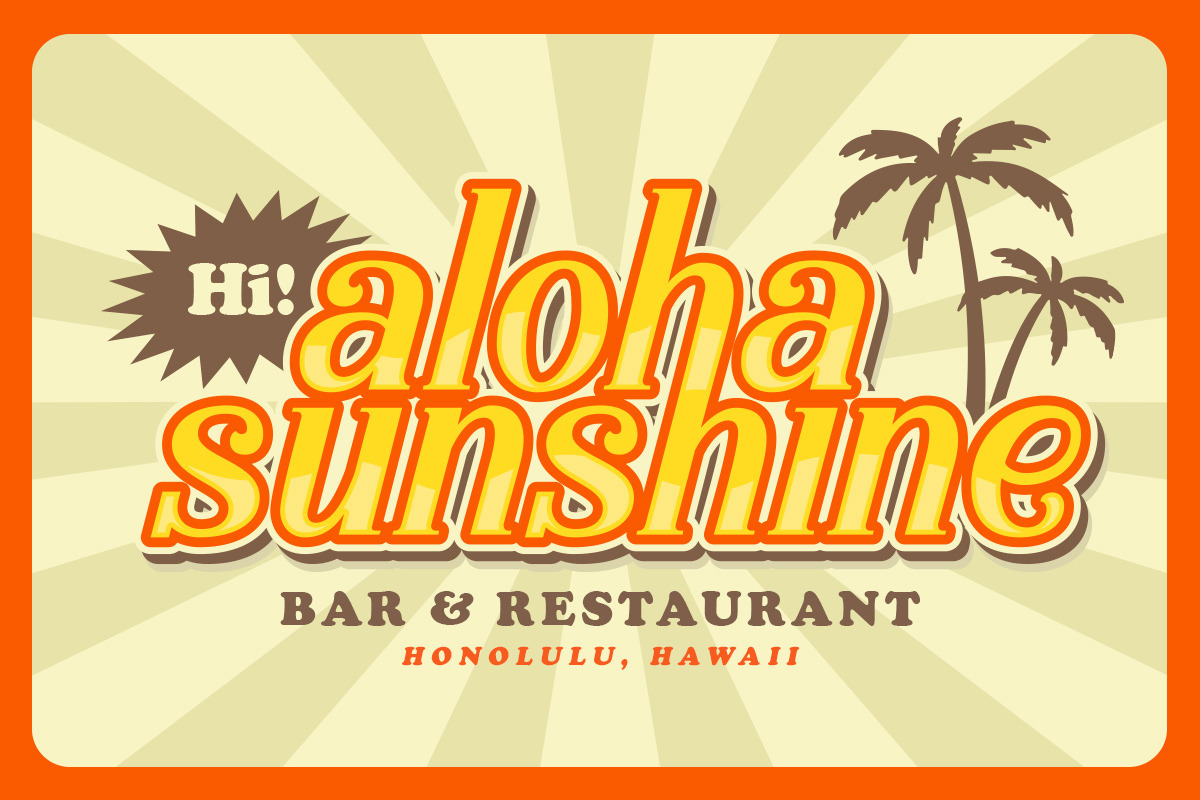 The Marysville - Retro Font, a Script Font by Letterhend Studio (Photo 3 of 8)