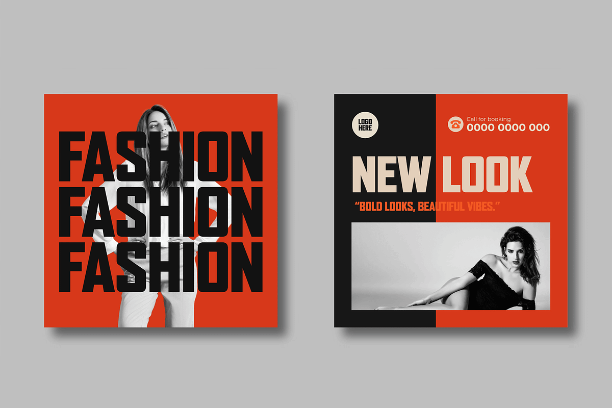 Modern Fashion Post Template Layout, a Social Media Template by MightyDesign (Photo 4 of 8)
