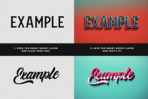 Retro Text Effects Complete Bundle