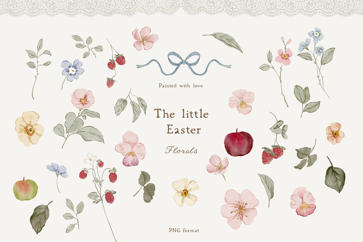 Grandmillenial Cottage kids set, an Object Graphic by Grace Noboa Illustrations (Photo 3 of 17)