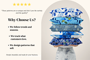 Chinoiserie Blue Floral Patterns, a Pattern Graphic by Ninterints (Thumbnail 6 of 18)