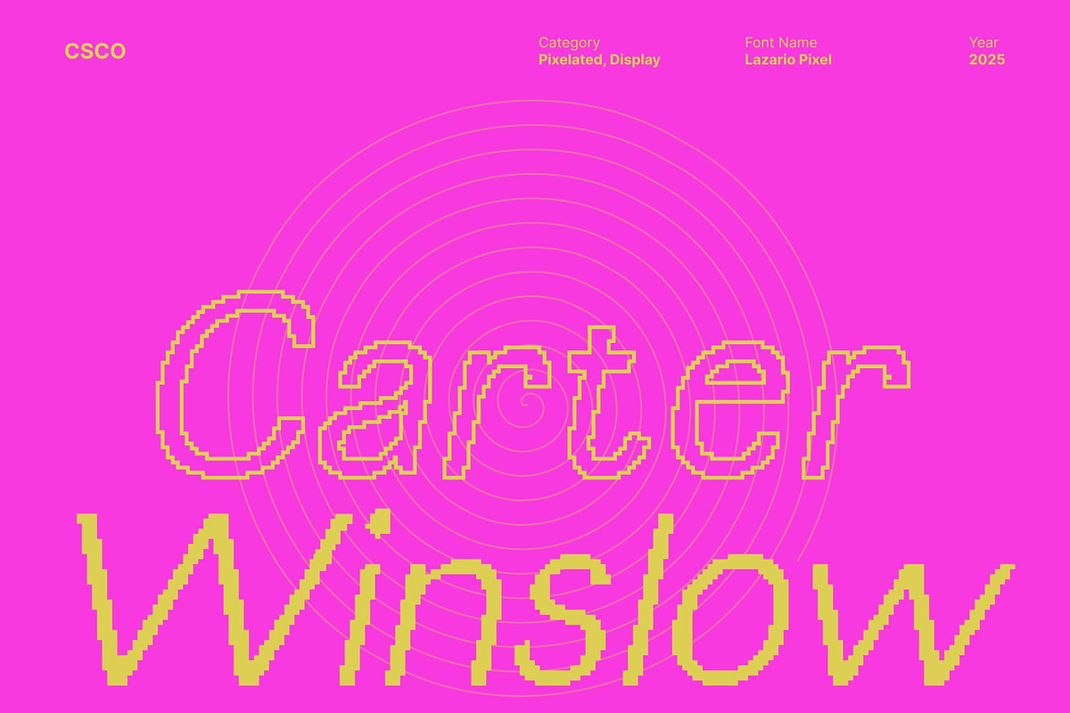 Lazario Pixel, a Sans Serif Font by Craft Supply Co. (Photo 4 of 8)