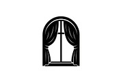 Window Curtain Silhouette Bundle, an Illustration by Creativeshirt (Thumbnail 42 of 51)
