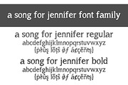 A Song for Jennifer Font Family, a Serif Font by Brittney Murphy Design (Thumbnail 2 of 3)