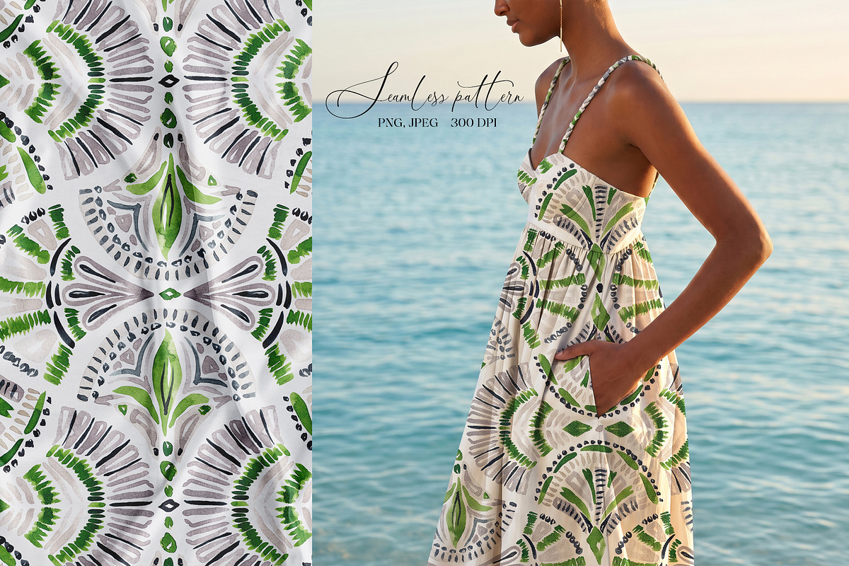 Tribal Geometrical Seamless Pattern, a Pattern Graphic by SirenaArt (Photo 2 of 10)